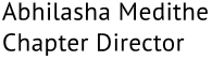 Abhilasha Medithe
Chapter Director